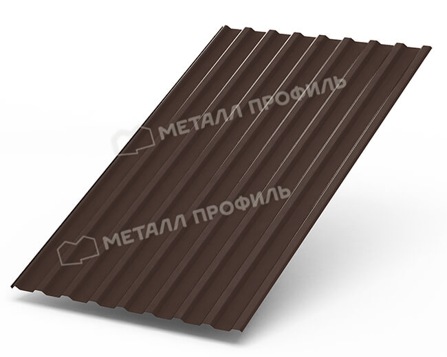 Профнастил МП20 х 1100 - A (PURETAN-20-8017-0.5) в Звенигороде