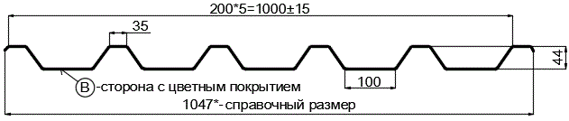 Фото: Профнастил Н60 х 845 - B (PURMAN-20-3005-0.5) в Звенигороде