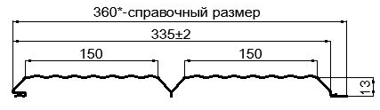 Фото: Сайдинг Lбрус-XL-В-14х335 NormanMP (ПЭ-01-1015-0.5) в Звенигороде