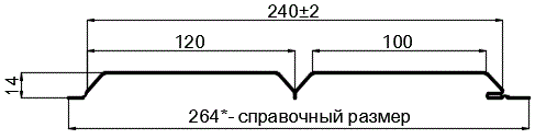 Фото: Сайдинг Lбрус-15х240 (Steelmatt-20-8017-0.4±0.08мм) в Звенигороде