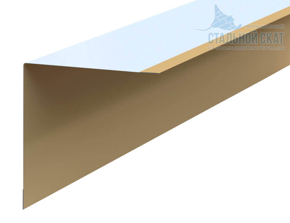Планка угла внутреннего 75х75х3000 NormanMP (ПЭ-01-1014-0.5) в Звенигороде