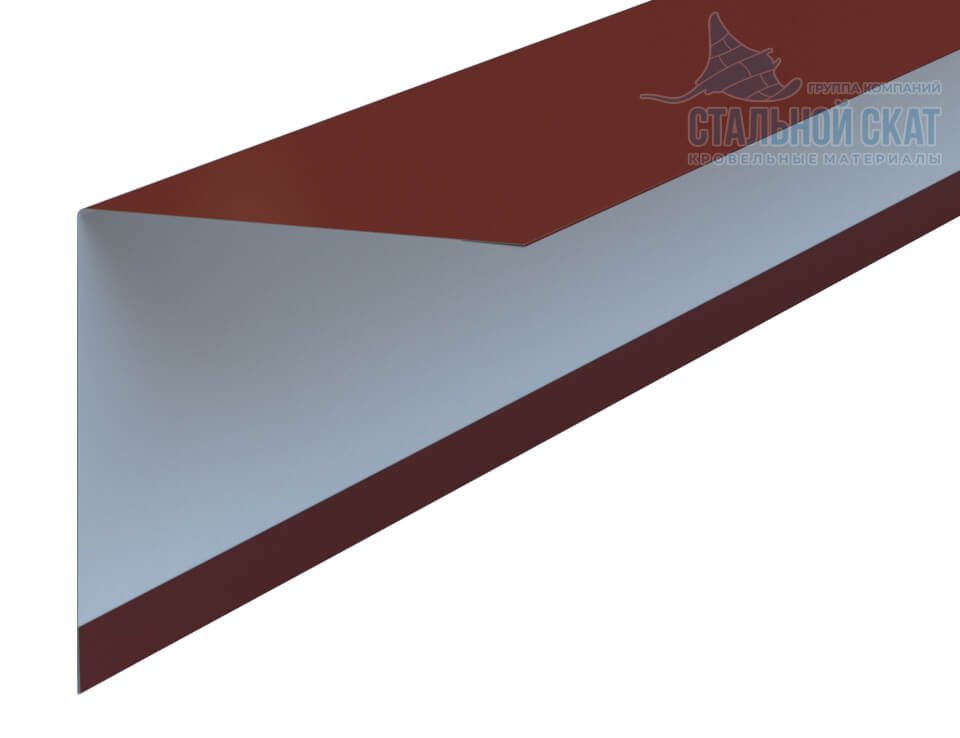 Фото: Планка угла наружного 75х75х3000 (PURMAN-20-Argillite-0.5) в Звенигороде