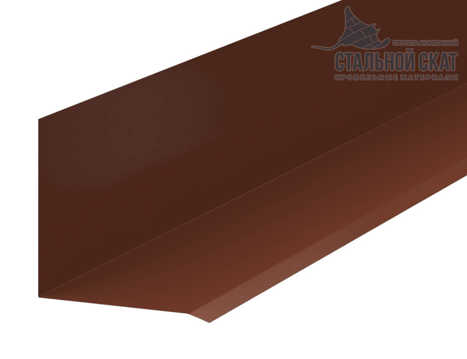 Планка примыкания верхняя к стене FASTCLICK 150х135х2000 (VikingMP E-20-8004-0.5)