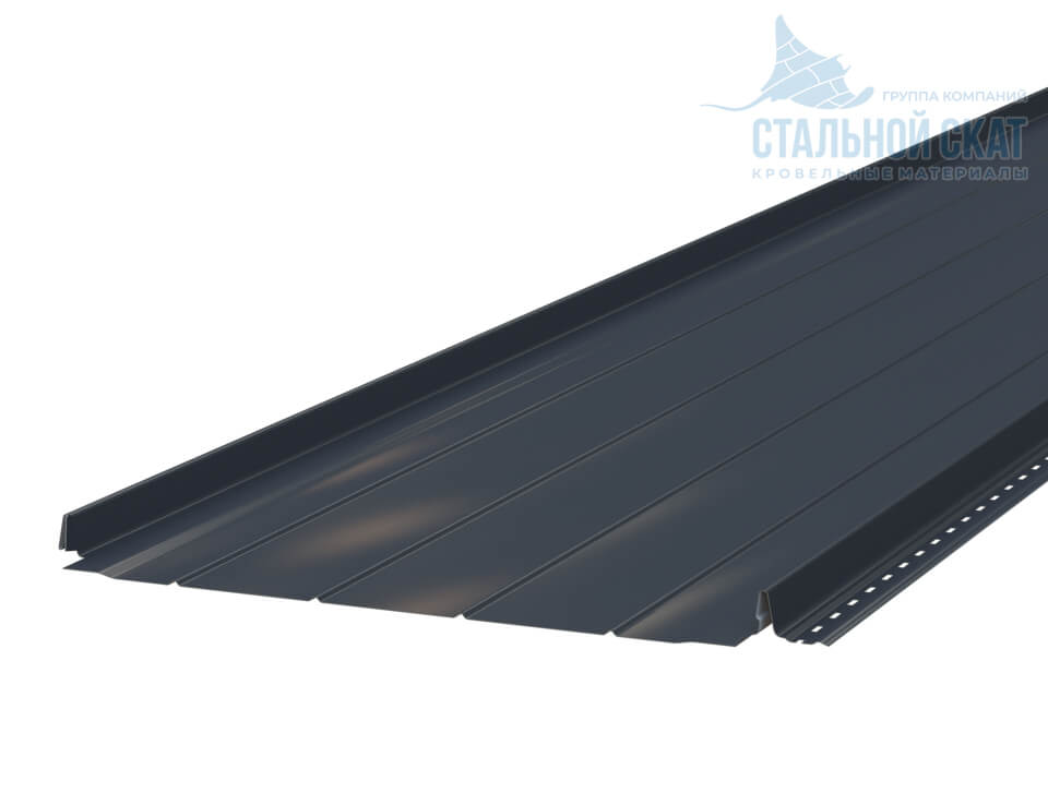 Фальцевая панель Металл Профиль FASTCLICK-Н NormanMP (ПЭ-01-7016-0.5)