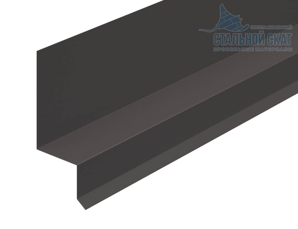 Планка отлива верхнего FASTCLICK 35х25х3000 (VALORI-20-OxiBеige-0.5)