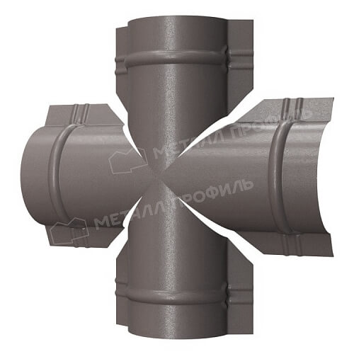 Четверник для круглого конька R110 (VALORI-20-OxiBеige-0.5)