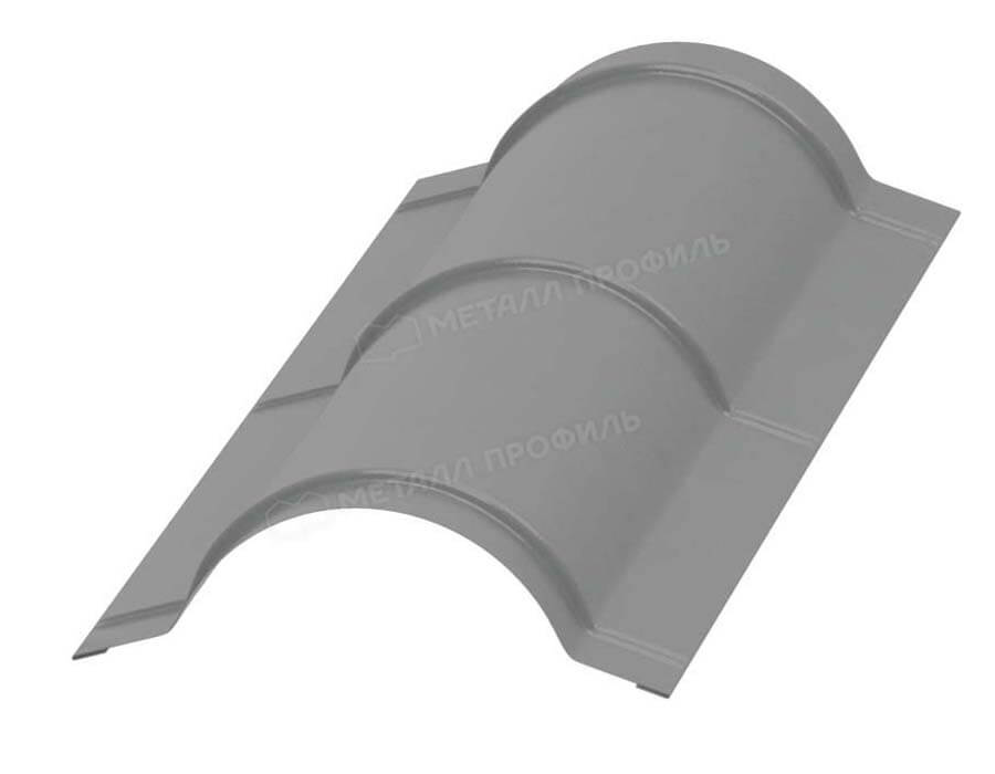 Планка конька круглого R110х2000 NormanMP (ПЭ-01-9006-0.5)