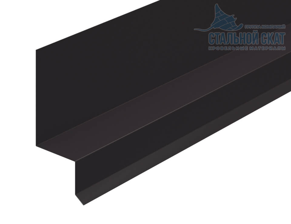 Планка отлива верхнего FASTCLICK 35х25х3000 (VikingMP E-20-8019-0.5)