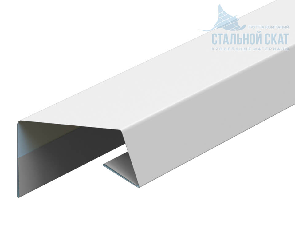 Планка начальная Woodstock 12х15х3000 NormanMP (ПЭ-01-9010-0.5)