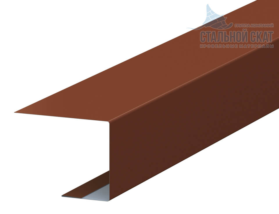 Планка завершающая FASTCLICK 50х38х3000 (VikingMP E-20-8004-0.5)