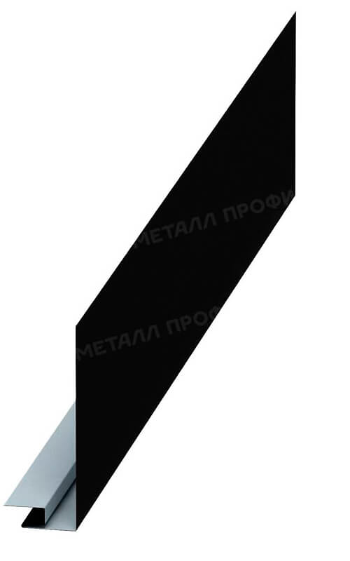 Планка карнизного свеса сложная 250х50х2000 (VikingMP E-20-9005-0.5)