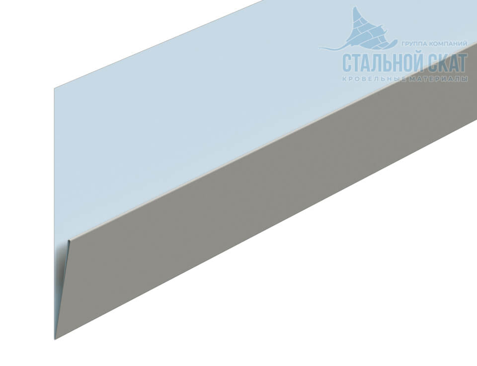 Планка начальная Lбрус-XL 20х50х3000 NormanMP (ПЭ-01-9002-0.5)