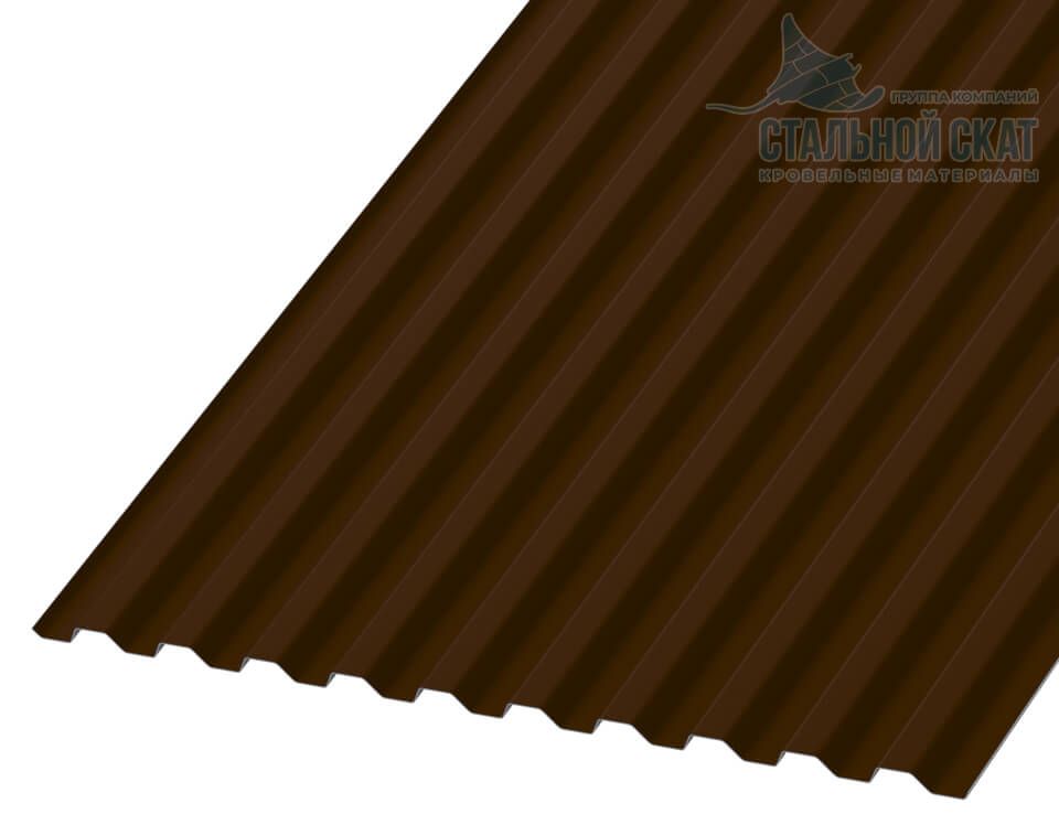Профнастил С21 х 1000 - B (Steelmatt-20-8017-0.4)