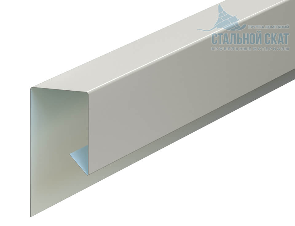 Планка завершающая сложная 30х25х3000 (ПЭ-01-9002-0.45)