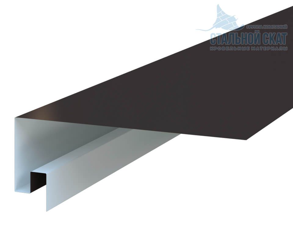 Планка откоса сложная 3D 245х75х3000 (VikingMP E-20-8019-0.5)