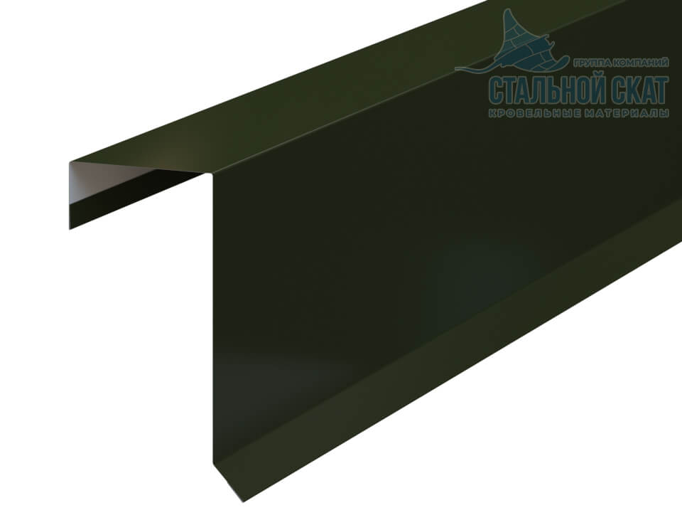 Планка торцевая кровельная FASTCLICK 65х130х2000 (VikingMP E-20-6007-0.5)