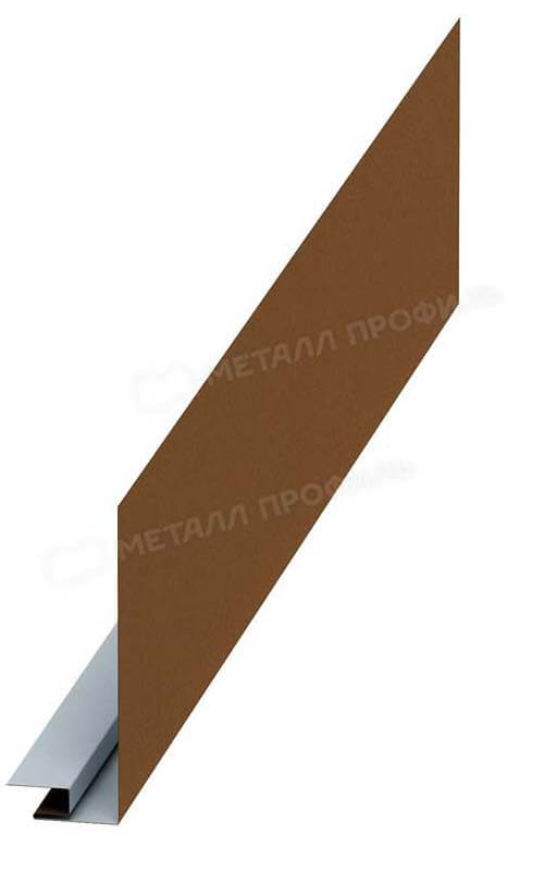 Планка карнизного свеса сложная 250х50х2000 (PURMAN-20-Argillite-0.5)