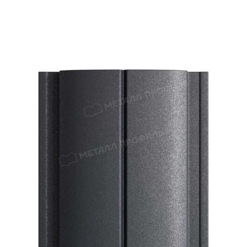Штакетник металлический МП ELLIPSE-T 19х126 (VALORI-20-Grey\Color-0.5).