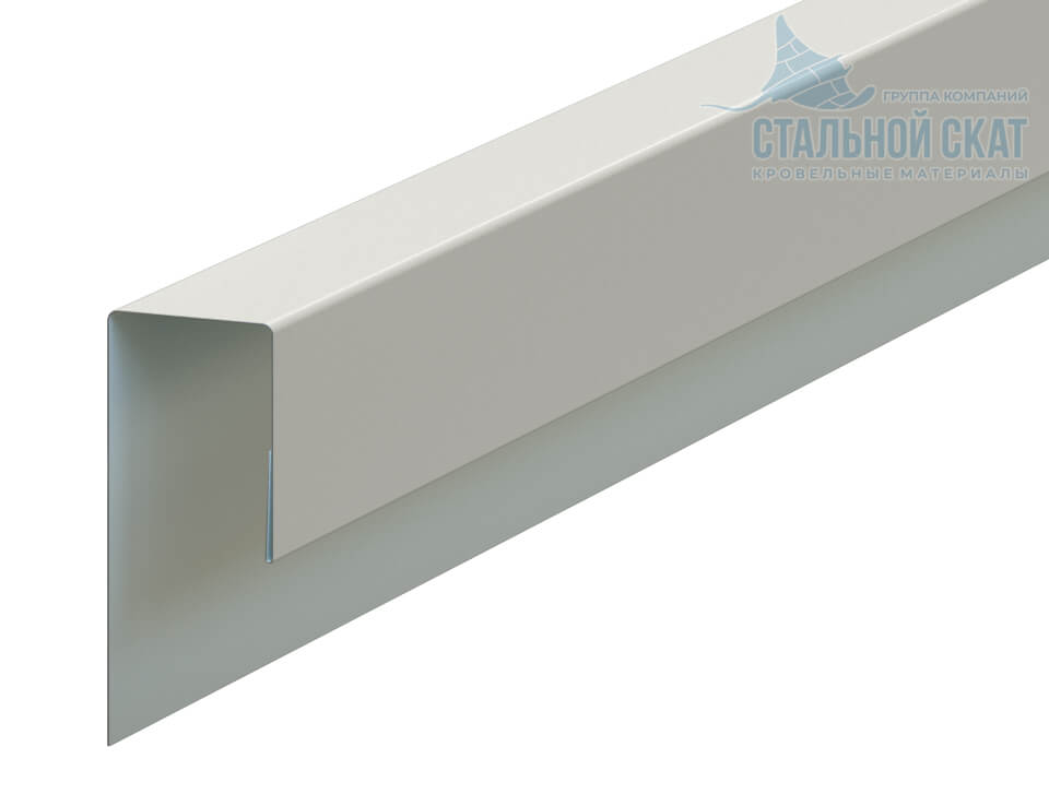 Планка J-профиль 24х18х3000 NormanMP (ПЭ-01-9002-0.5)