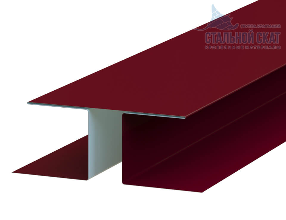Планка стыковочная сложная Woodstock 75х3000 (VikingMP E-20-3005-0.5)