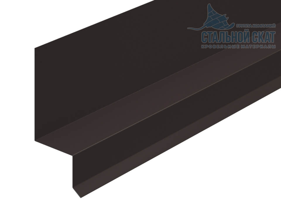 Планка отлива верхнего FASTCLICK 35х25х3000 (VikingMP E-20-RR32-0.5)