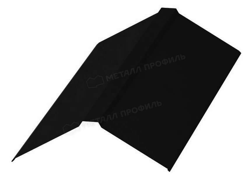 Планка конька плоского 190х190х2000 (VikingMP-01-9005-0.45)