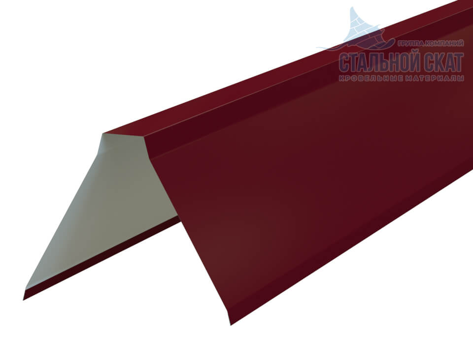 Планка конька плоского 155х155х2000 NormanMP (ПЭ-01-3005-0.5)