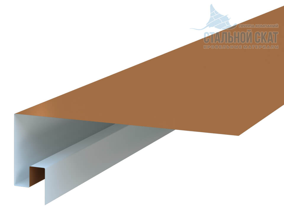 Планка откоса сложная 3D 245х75х2000 (PURMAN-20-Argillite-0.5)
