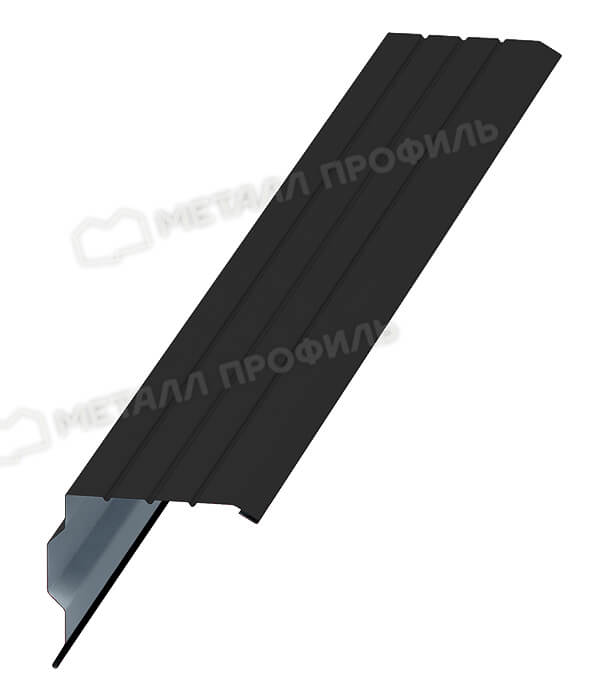 Планка торцевая 90х115х2000 NormanMP (ПЭ-01-9005-0.5)