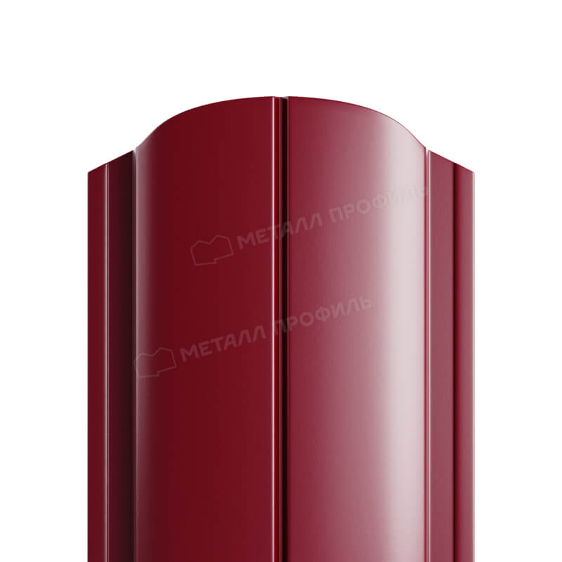 Штакетник металлический МП ELLIPSE-O 19х126 Двусторонний (ПЭД-01-3005\3005-0.45).