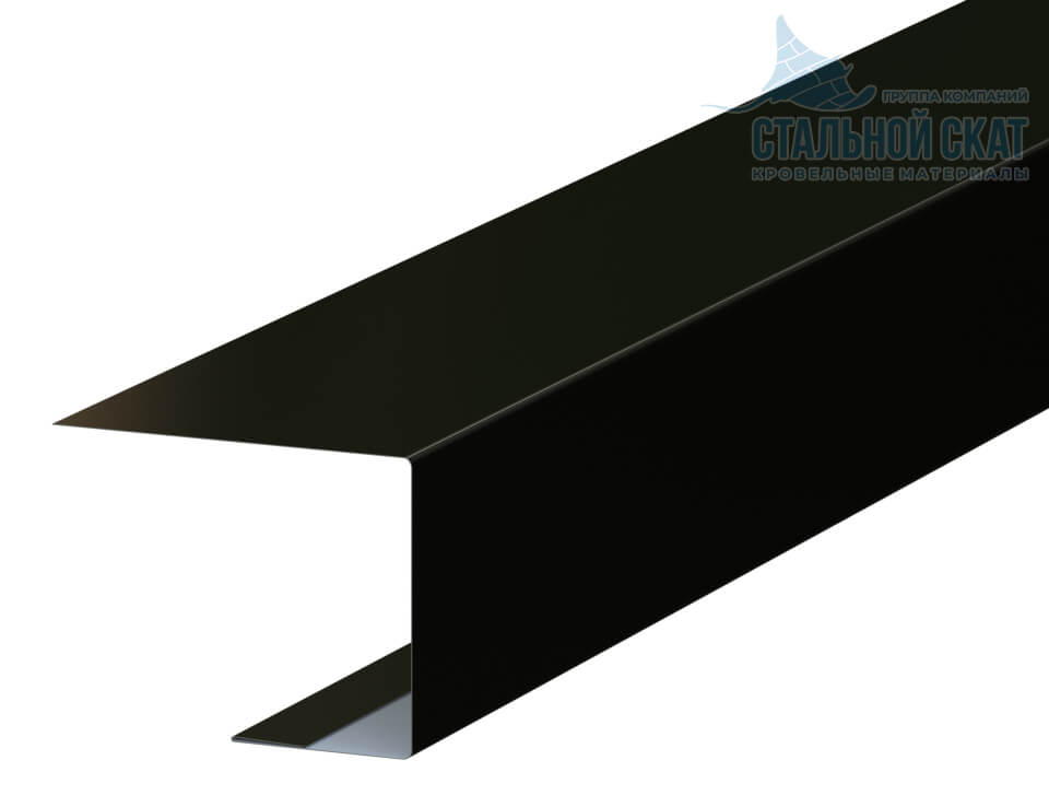 Планка завершающая FASTCLICK 50х38х3000 (PURMAN-20-9005-0.5)