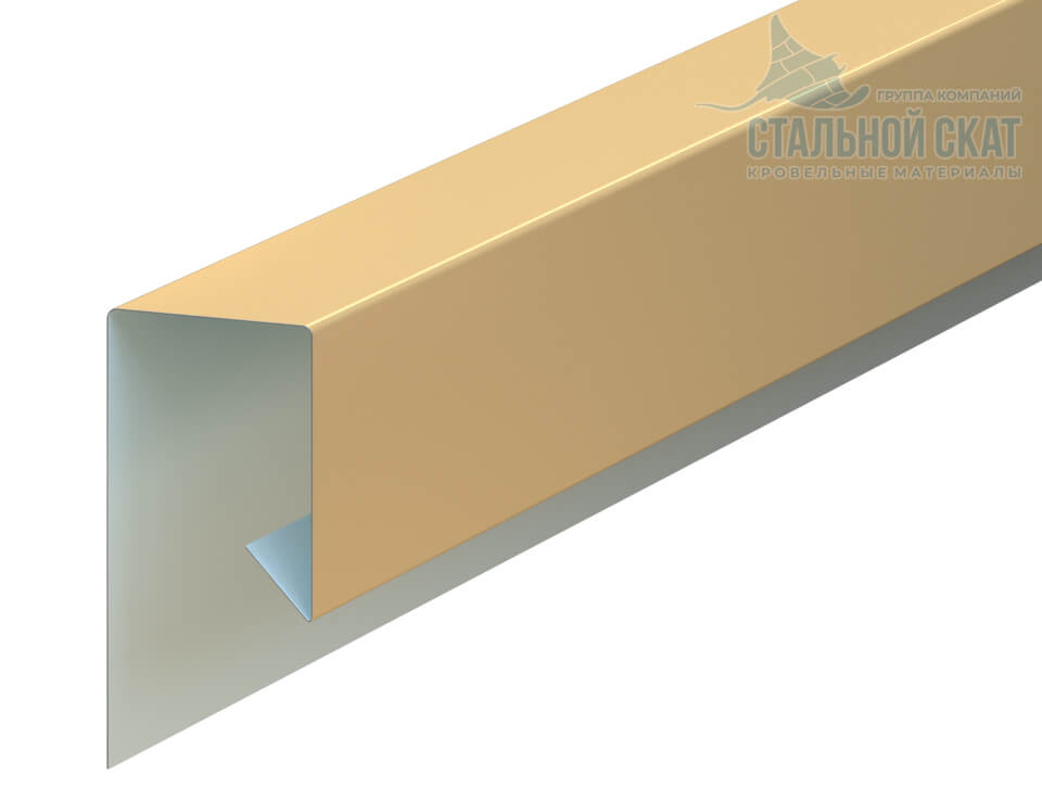 Планка завершающая сложная 30х25х3000 (ПЭ-01-1015-0.45)