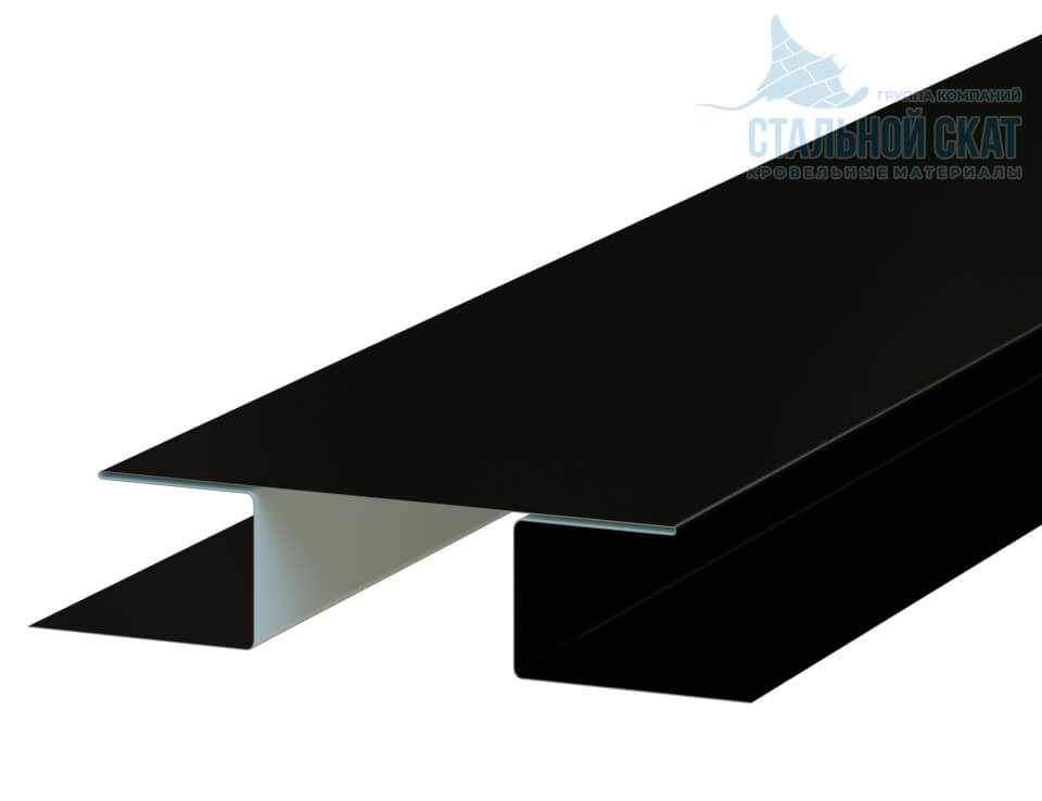 Планка стыковочная сложная 75х3000 (VikingMP E-20-9005-0.5)