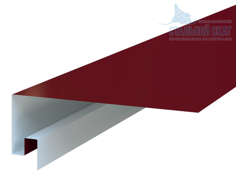 Планка откоса сложная 3D 245х75х3000 (ПЭ-01-3005-0.45)