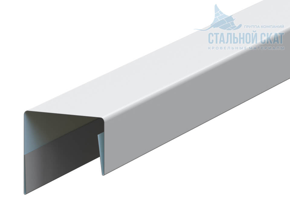 Планка П-образная 23х22х2000 NormanMP (ПЭ-01-9003-0.5)