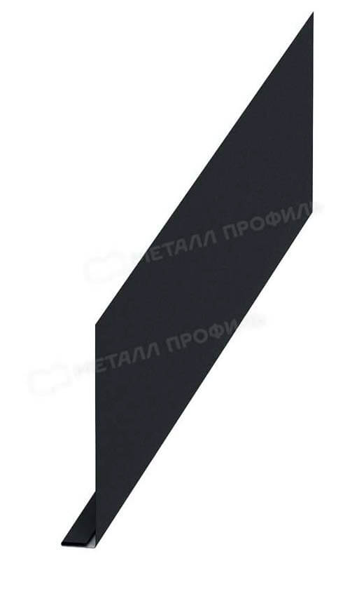 Планка карнизного свеса 250х50х3000 (VALORI-20-DarkGrey-0.5)