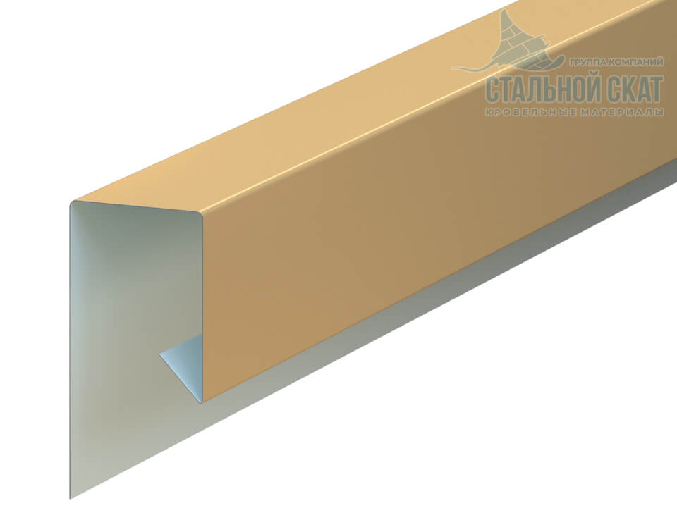 Планка завершающая сложная 30х25х3000 (ПЭ-01-1014-0.45)