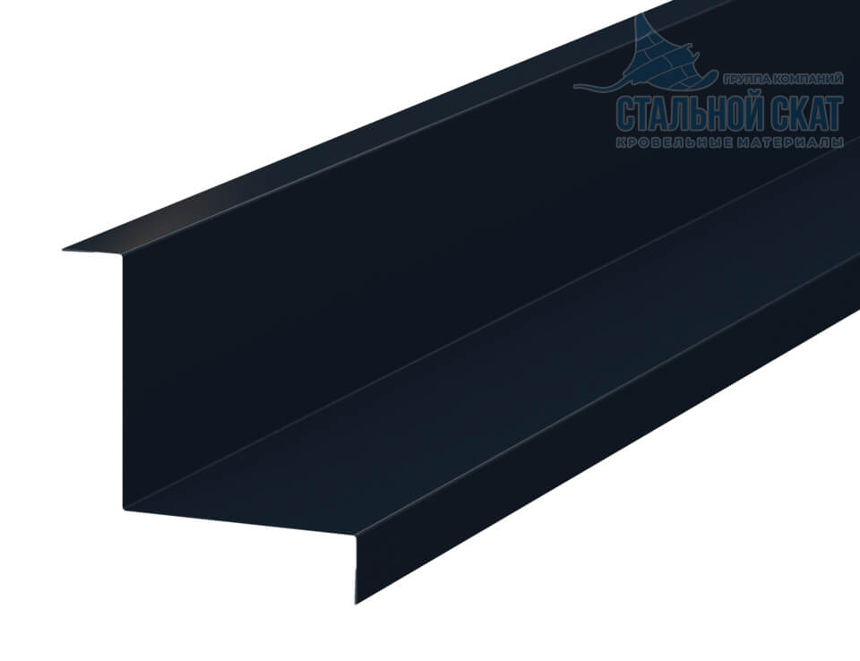 Планка угла внутреннего FASTCLICK 75х75х3000 (VALORI-20-DarkGrey-0.5)