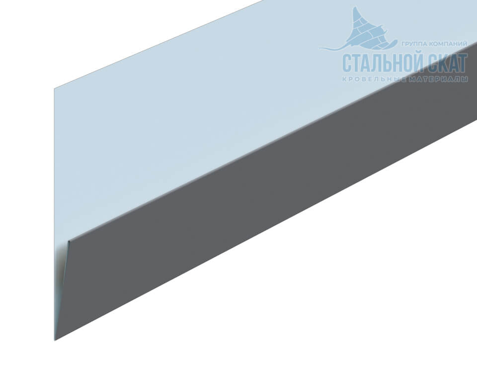 Планка начальная Lбрус-XL 20х50х3000 NormanMP (ПЭ-01-9006-0.5)