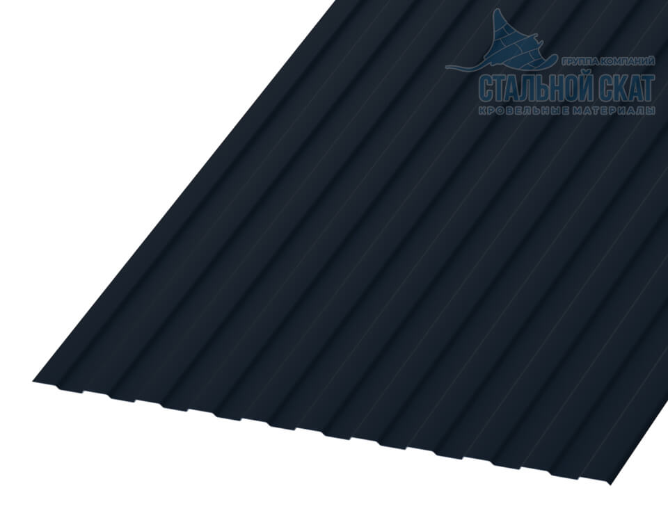 Профнастил С8 х 1150 - A (VALORI-20-DarkGrey-0.5)