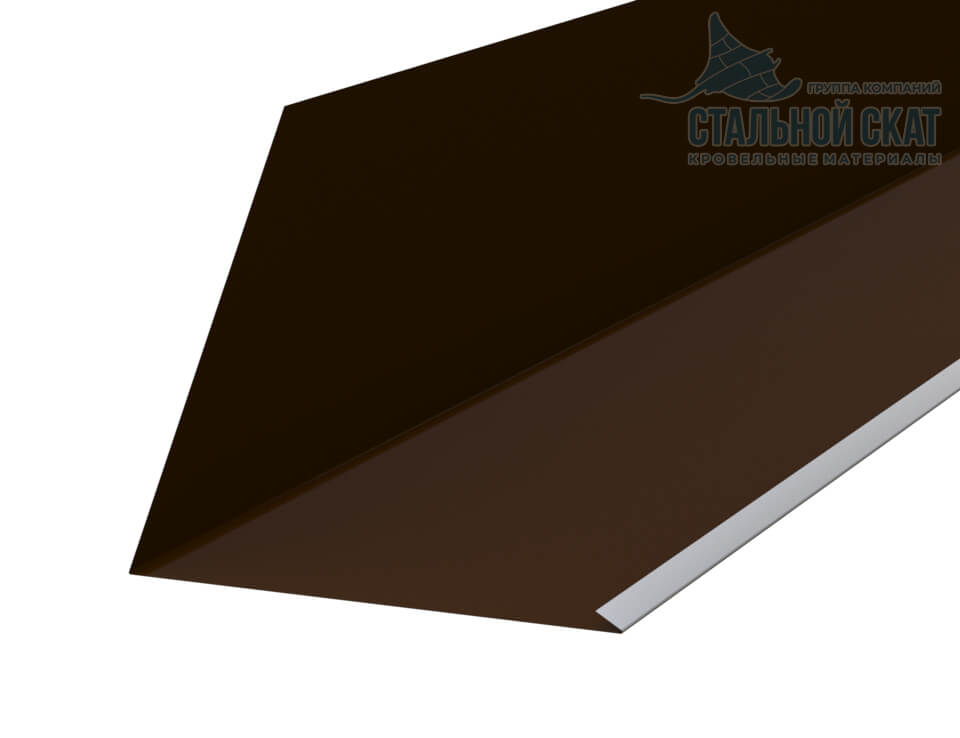 Планка примыкания верхняя к трубе FASTCLICK 250х240х2000 (PURMAN-20-8017-0.5)
