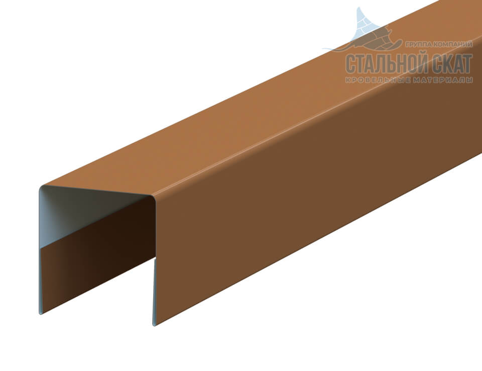 Планка П-образная 20х20х2000 (PURMAN-20-Argillite-0.5)